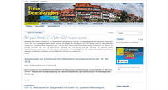 Desktop Screenshot of fdp-bamberg.de